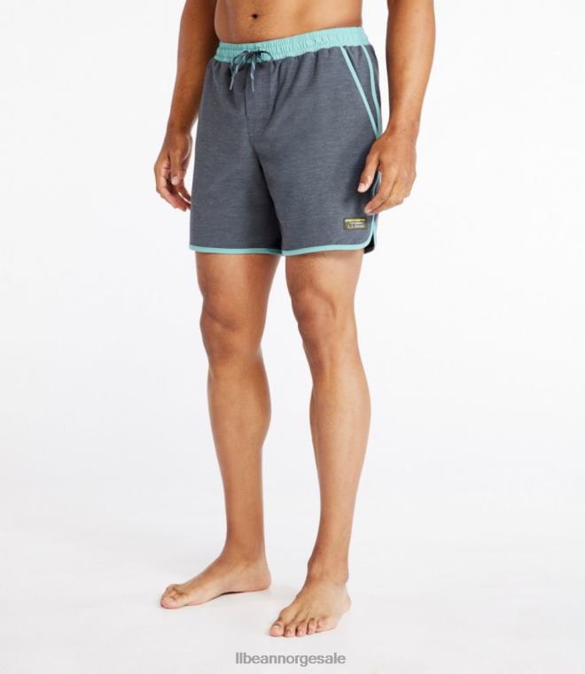 menn allsidige badeshorts 24VDH405 L.L.Bean klær mineralblått