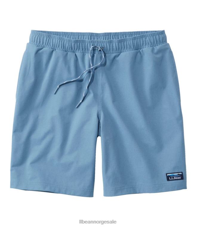 menn ferieland strekke badebukser 24VDH330 L.L.Bean klær Bayside blå