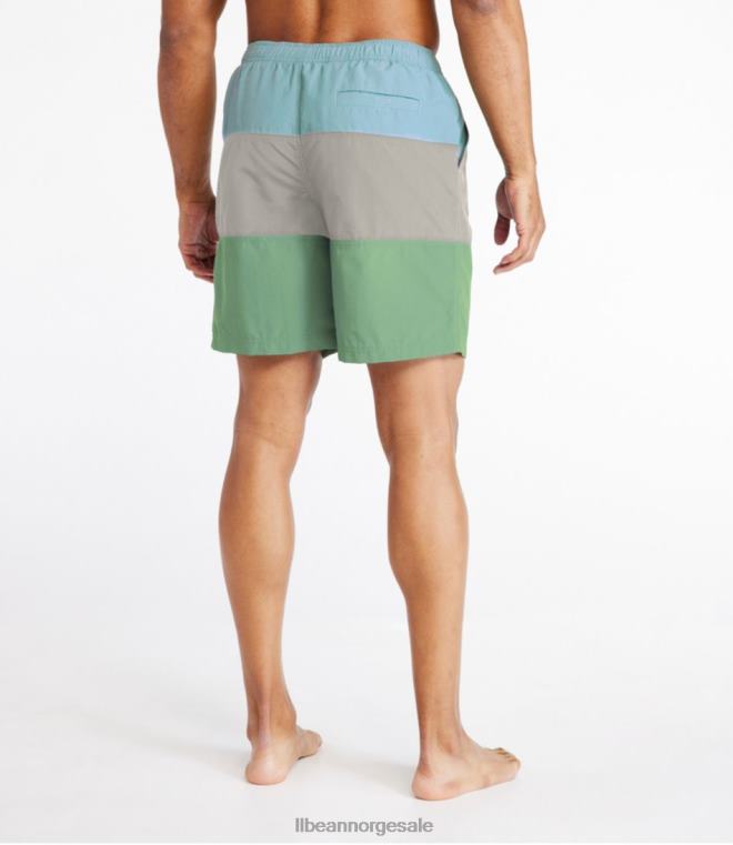 menn klassiske supplex sportsshorts 24VDH3179 L.L.Bean klær marine/platina/varmt gull