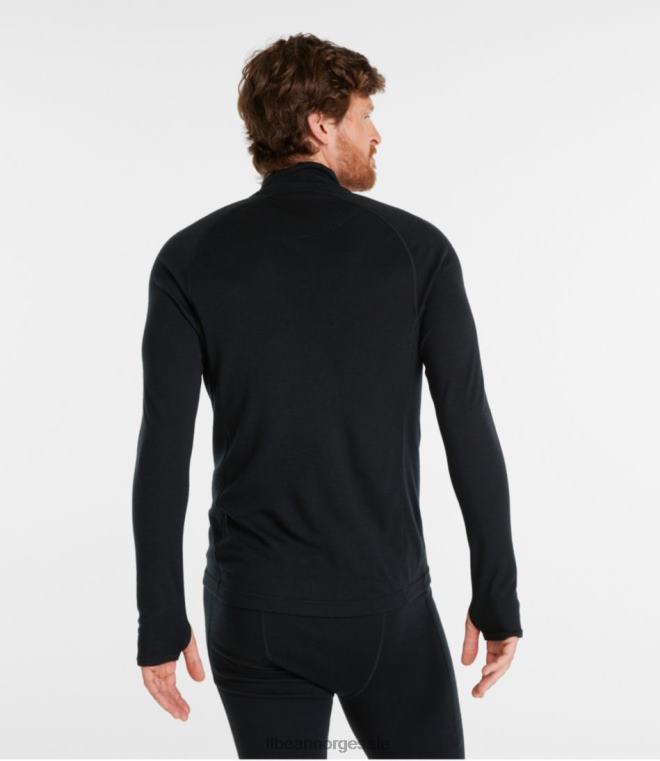 menn cresta midweight 250 kvart glidelås topp 24VDH4960 L.L.Bean klær oransje