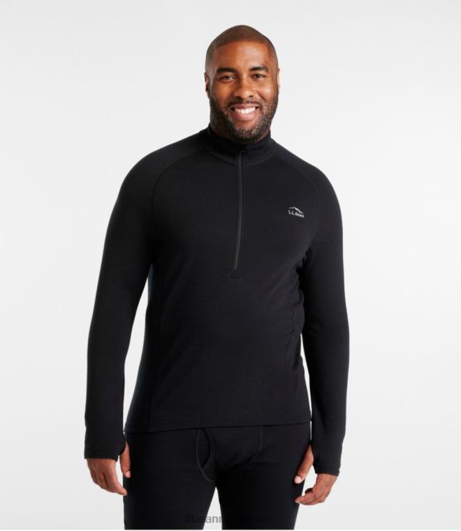 menn cresta midweight 250 kvart glidelås topp 24VDH4960 L.L.Bean klær oransje