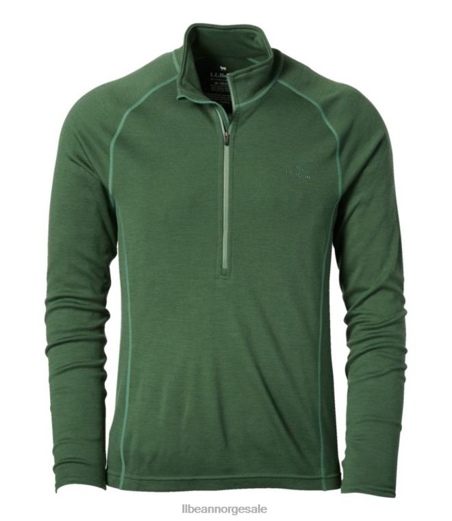 menn cresta midweight 250 kvart glidelås topp 24VDH6619 L.L.Bean klær regnskog