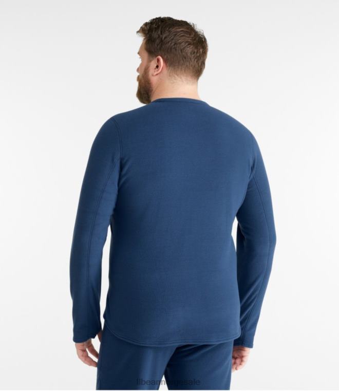 menn fleece base lag mannskap 24VDH775 L.L.Bean klær rødvin
