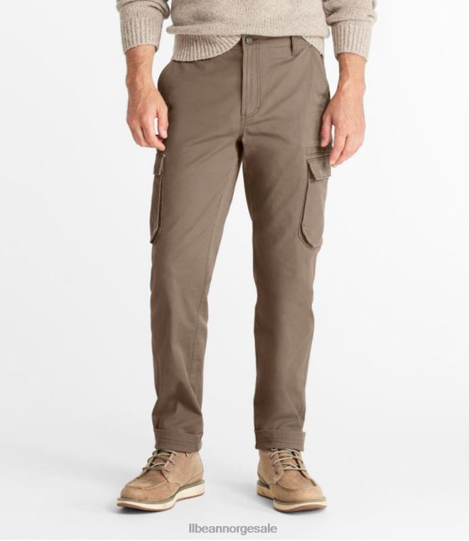 menn beanflex lerretsbukser 24VDH4884 L.L.Bean klær mørk loden