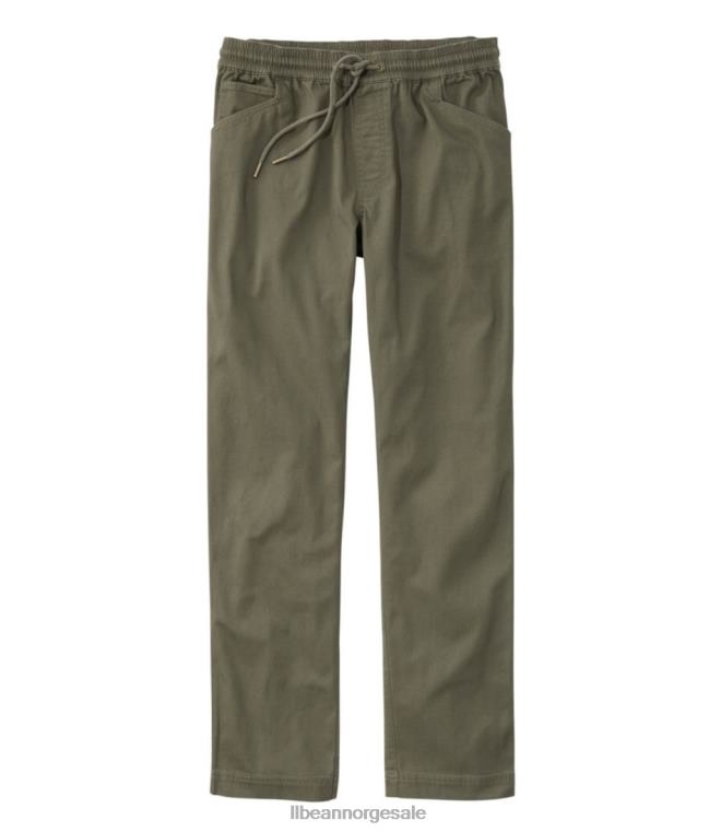menn beanflex lerretsbukser 24VDH5849 L.L.Bean klær mørk loden