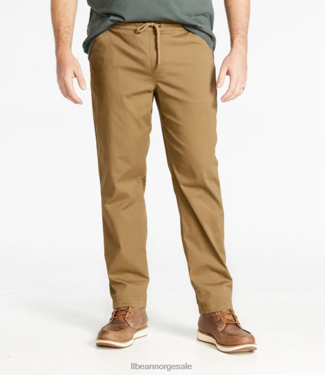 menn beanflex lerretsbukser 24VDH5849 L.L.Bean klær mørk loden