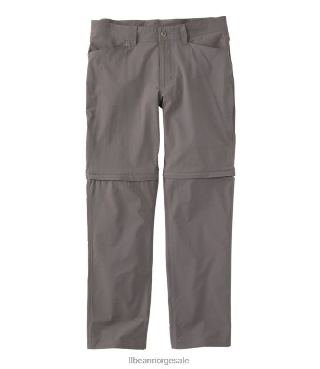 menn ingen fluesone zip-off bukser 24VDH392 L.L.Bean klær mørk silt