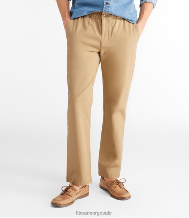 menn innsjøvaskede khakis 24VDH279 L.L.Bean klær overskudd grønt
