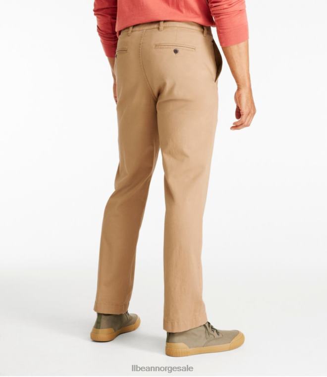 menn innsjøvaskede khakis 24VDH5015 L.L.Bean klær stormgrå