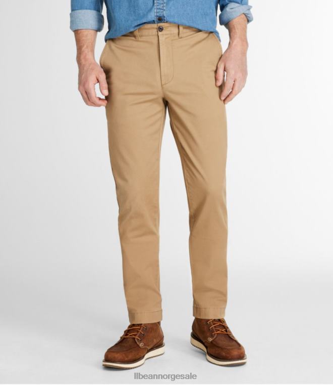 menn innsjøvaskede khakis 24VDH5869 L.L.Bean klær arv khaki