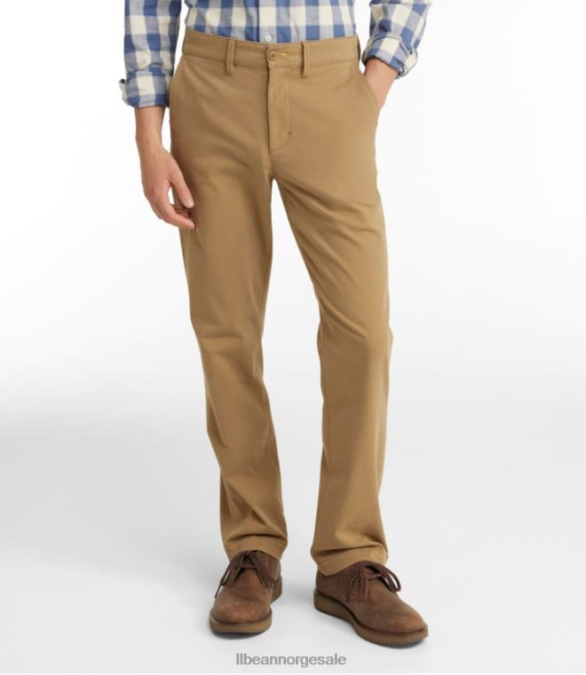 menn komfort stretch chino bukser 24VDH6527 L.L.Bean klær anker grå