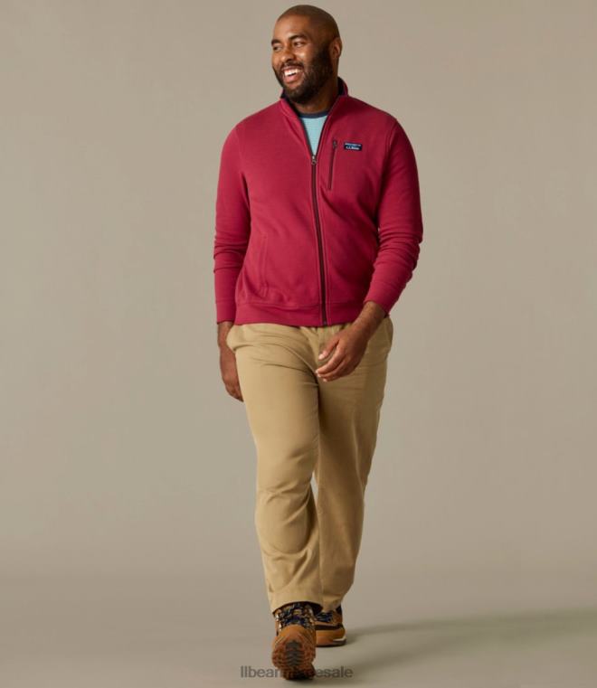 menn komfort stretch chino bukser 24VDH6527 L.L.Bean klær anker grå
