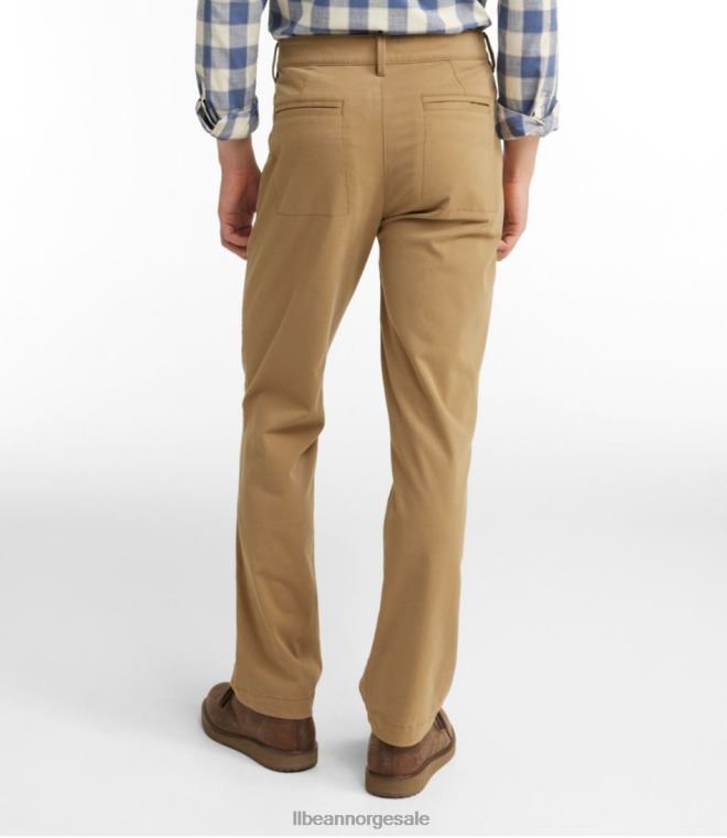 menn komfort stretch chino bukser 24VDH7192 L.L.Bean klær støvete oliven