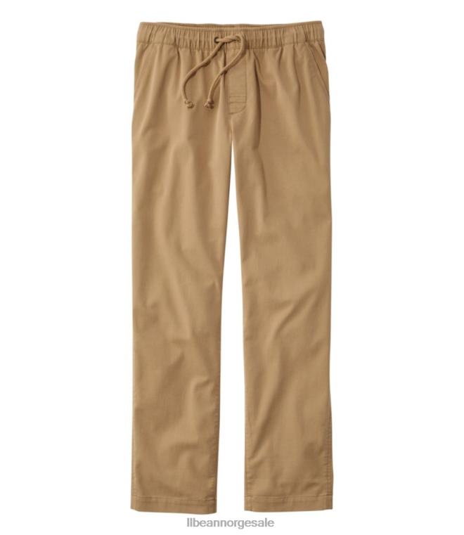 menn komfort stretch dock-bukser 24VDH3122 L.L.Bean klær valnøtt