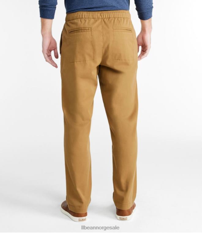 menn komfort stretch dock-bukser 24VDH3170 L.L.Bean klær valnøtt