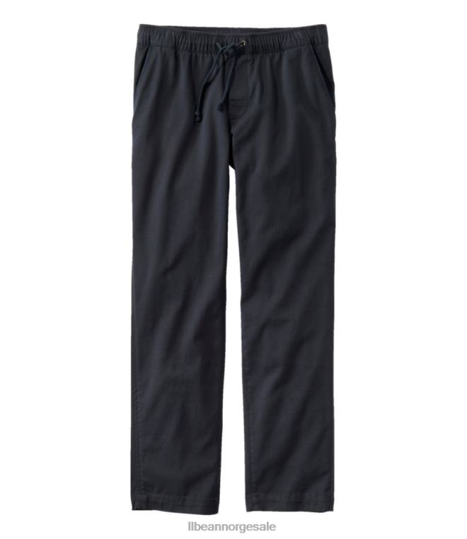 menn komfort stretch dock-bukser 24VDH4733 L.L.Bean klær kull