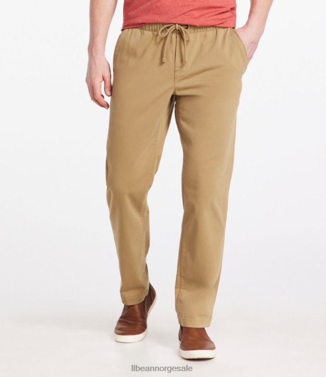 menn komfort stretch dock-bukser 24VDH4733 L.L.Bean klær kull