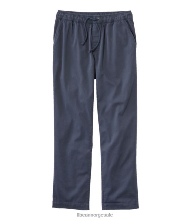 menn komfort stretch dock-bukser 24VDH4773 L.L.Bean klær karbon marine