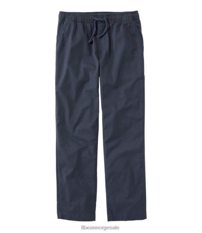 menn komfort stretch dock-bukser 24VDH5780 L.L.Bean klær karbon marine