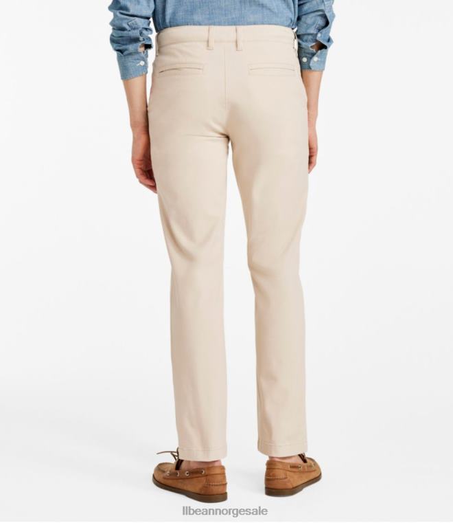 menn lettstelte chinos i stretch 24VDH3082 L.L.Bean klær katahdin khaki