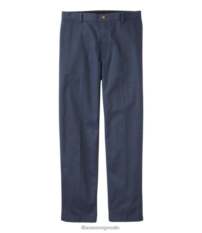 menn rynkefri chinos 24VDH3483 L.L.Bean x Double L klær karbon marine