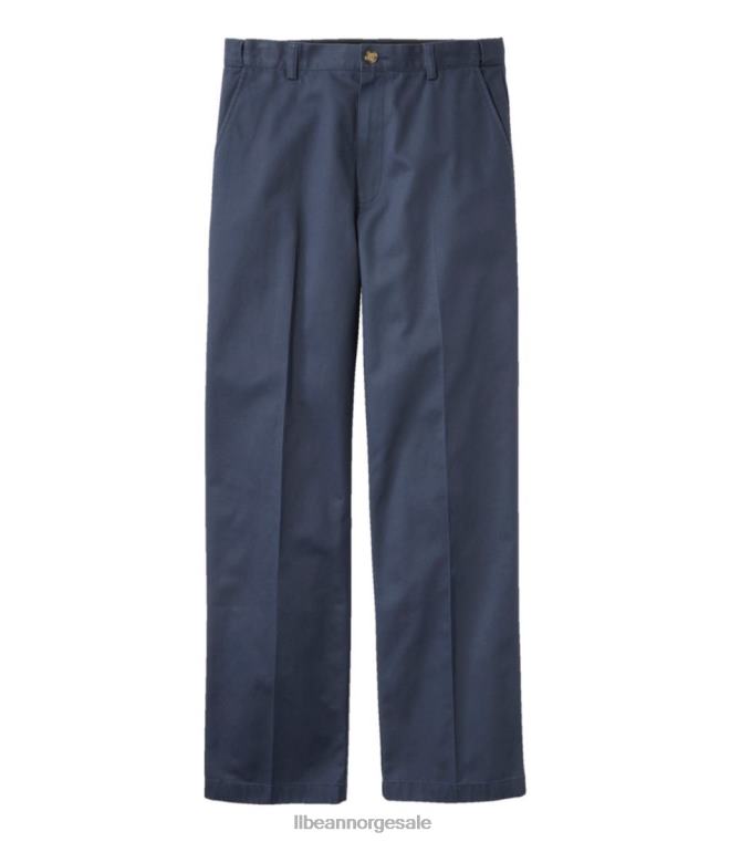 menn rynkefri chinos 24VDH3484 L.L.Bean x Double L klær karbon marine