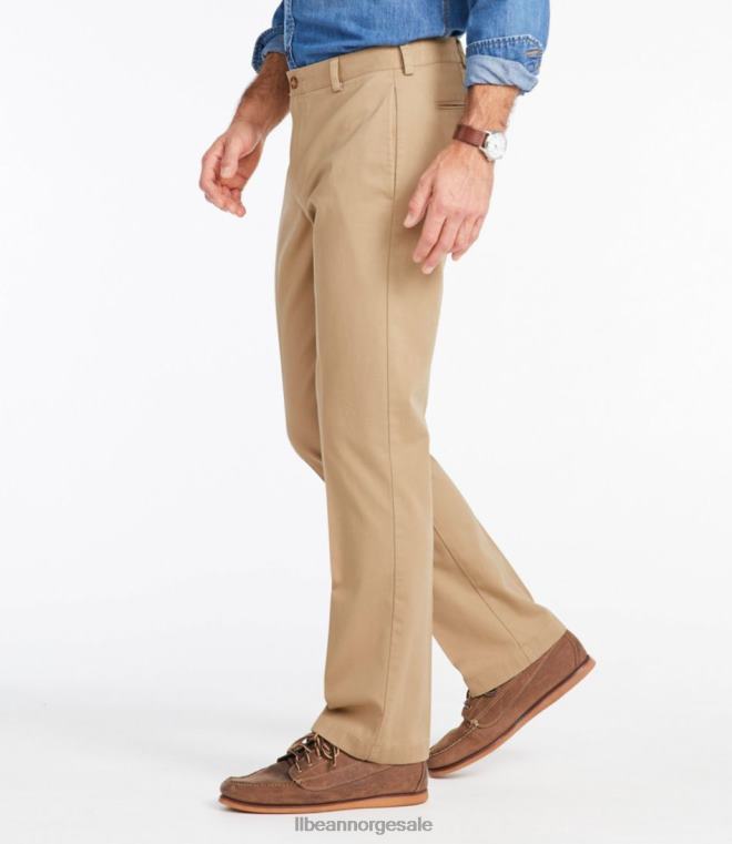 menn rynkefri chinos 24VDH3512 L.L.Bean x Double L klær karbon marine