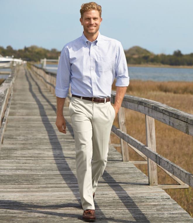 menn rynkefri chinos 24VDH5024 L.L.Bean x Double L klær marinen