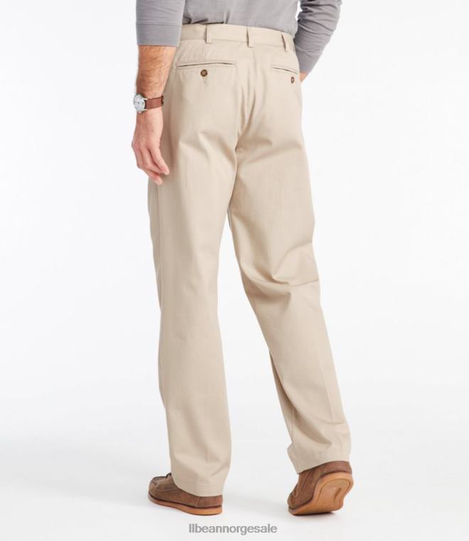 menn rynkefri chinos 24VDH5980 L.L.Bean x Double L klær mørk kaki
