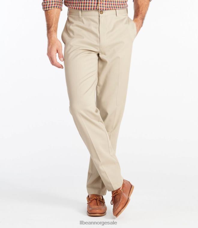 menn rynkefri chinos 24VDH6625 L.L.Bean x Double L klær mørk kaki