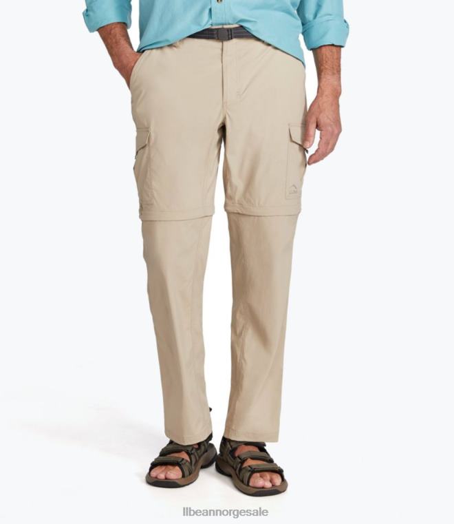 menn tropicwear bukser med glidelås 24VDH3890 L.L.Bean klær myk sand