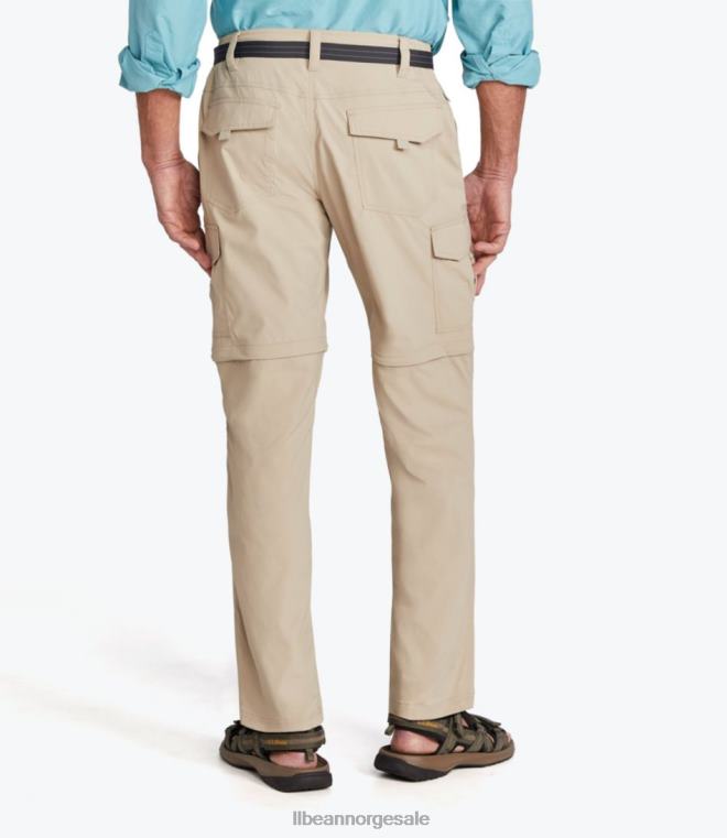 menn tropicwear bukser med glidelås 24VDH3890 L.L.Bean klær myk sand