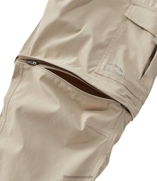 menn tropicwear bukser med glidelås 24VDH3890 L.L.Bean klær myk sand