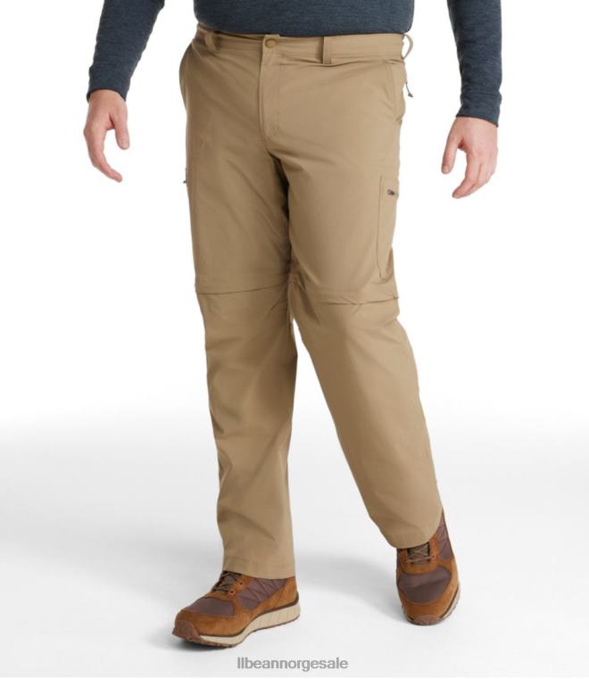 menn vannavstøtende cresta turbukser med glidelås 24VDH3183 L.L.Bean klær legering grå