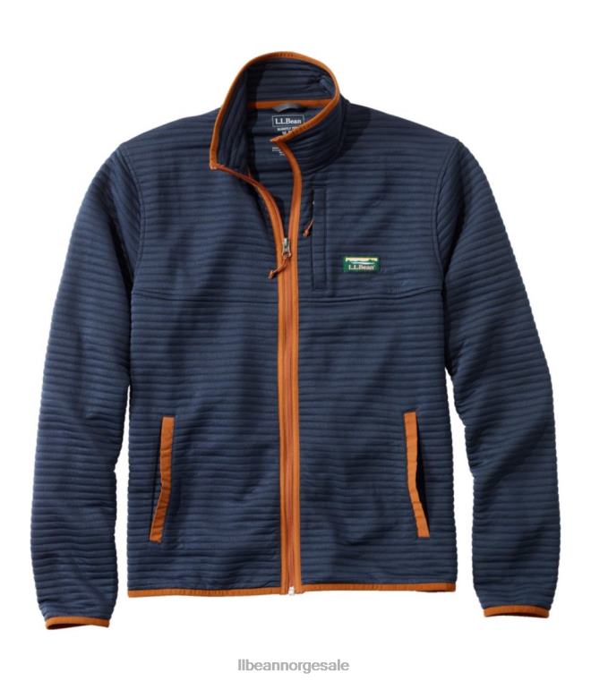 menn airlight strikket full glidelås 24VDH4689 L.L.Bean klær marinen