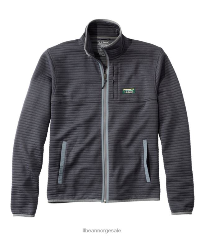menn airlight strikket full glidelås 24VDH6466 L.L.Bean klær legering grå