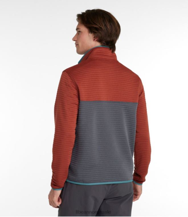menn airlight strikket genser 24VDH3697 L.L.Bean klær storm blågrønn/rangeley blå