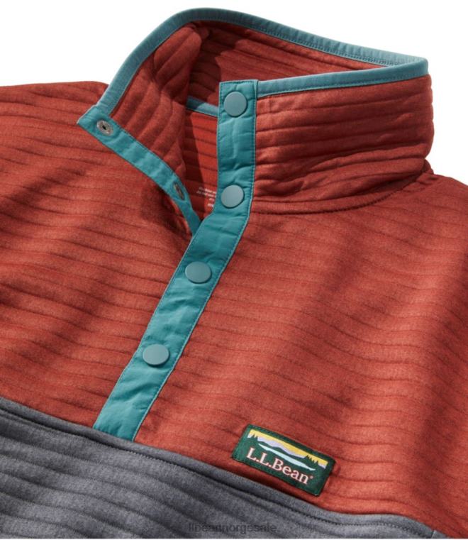 menn airlight strikket genser 24VDH3697 L.L.Bean klær storm blågrønn/rangeley blå