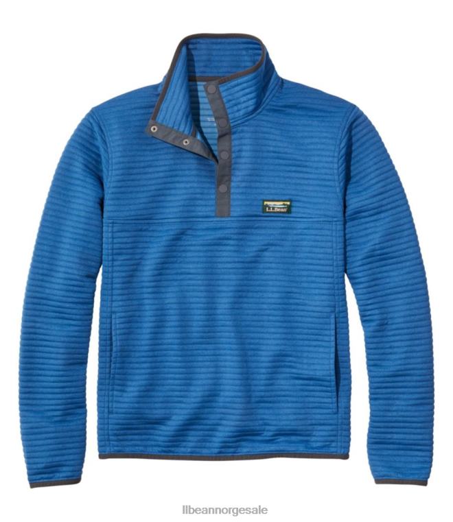menn airlight strikket genser 24VDH4810 L.L.Bean klær marine blå