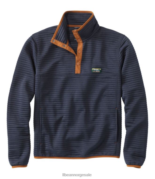 menn airlight strikket genser 24VDH6542 L.L.Bean klær marinen