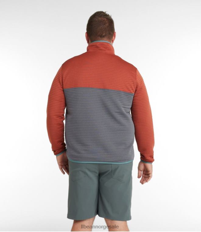 menn airlight strikket genser 24VDH946 L.L.Bean klær kollegial blå/stålblå