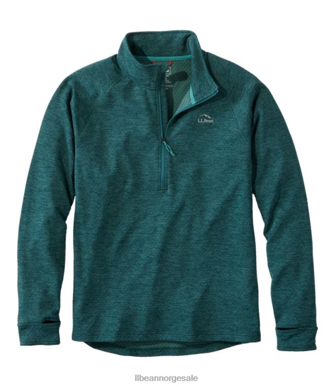 menn eventyr grid fleece 24VDH6077 L.L.Bean klær mørk furu