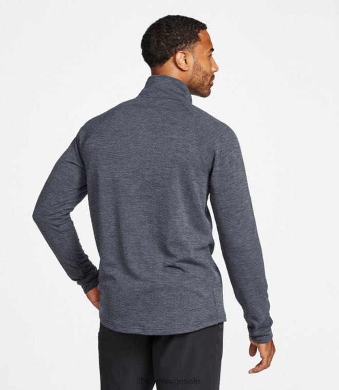 menn eventyr grid fleece 24VDH945 L.L.Bean klær burgunder