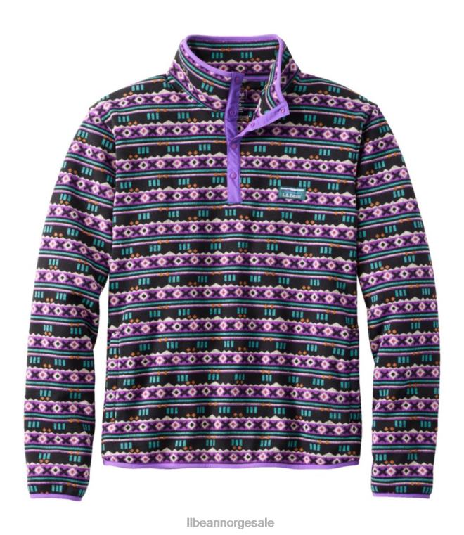 menn genser fleece genser 24VDH7222 L.L.Bean klær svart fjellklassiker