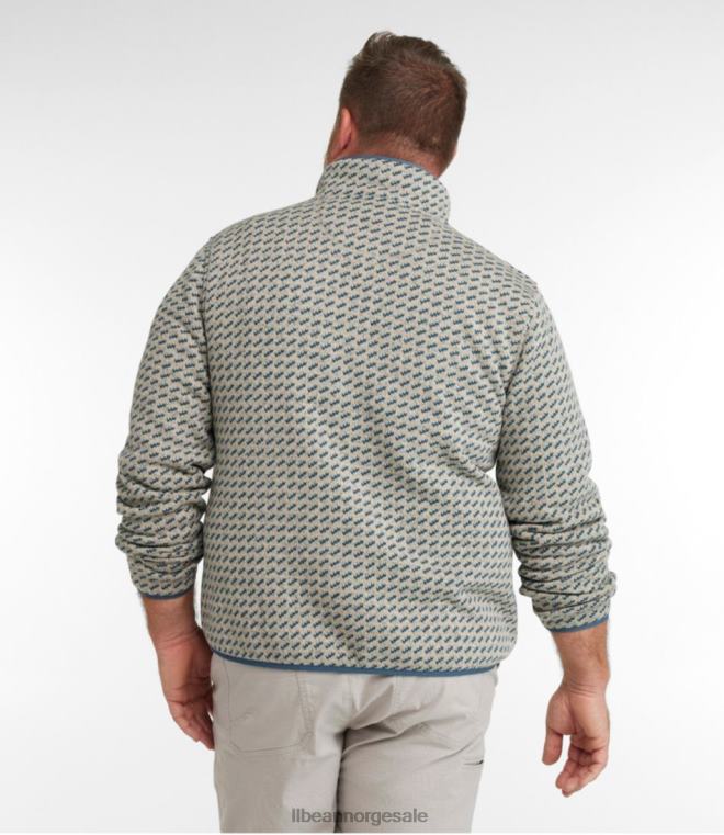 menn genser fleece genser 24VDH893 L.L.Bean klær russet leirbøffel