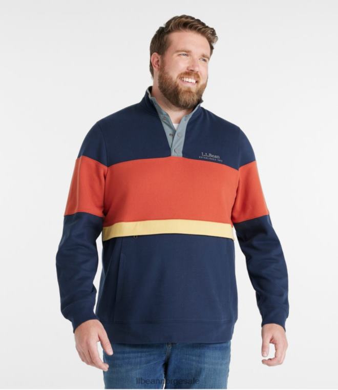 menn genser fra 1912 24VDH3416 L.L.Bean klær dyp safir/klassisk marine