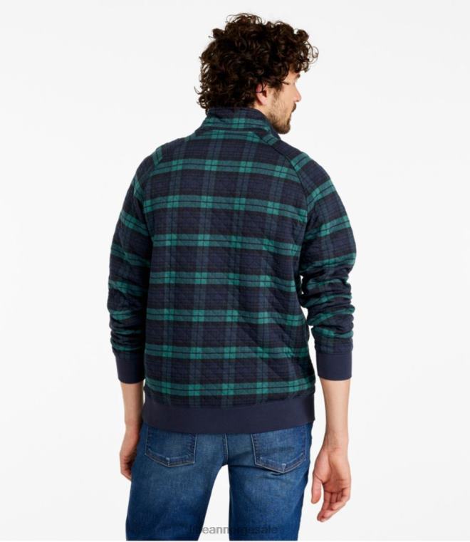 menn vattert genser 24VDH176 L.L.Bean klær blackwatch
