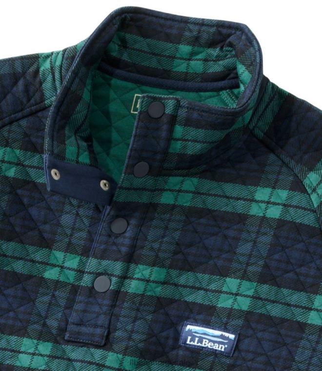 menn vattert genser 24VDH176 L.L.Bean klær blackwatch