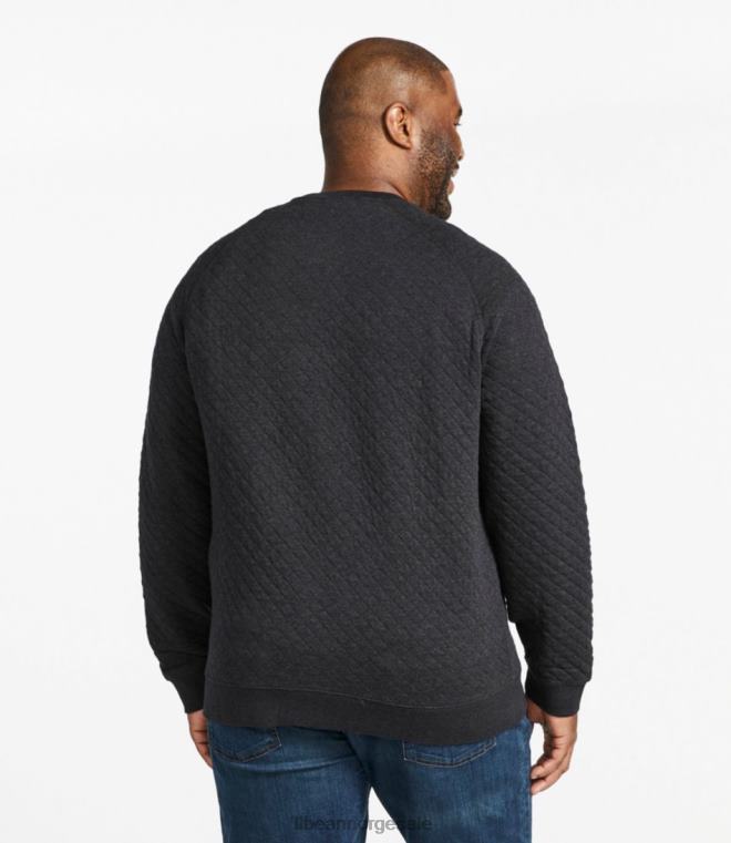 menn vattert genser 24VDH3325 L.L.Bean klær smaragdgran
