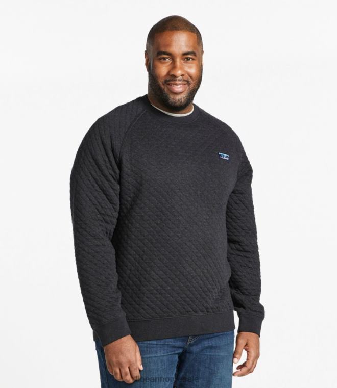 menn vattert genser 24VDH6591 L.L.Bean klær indigo lyng